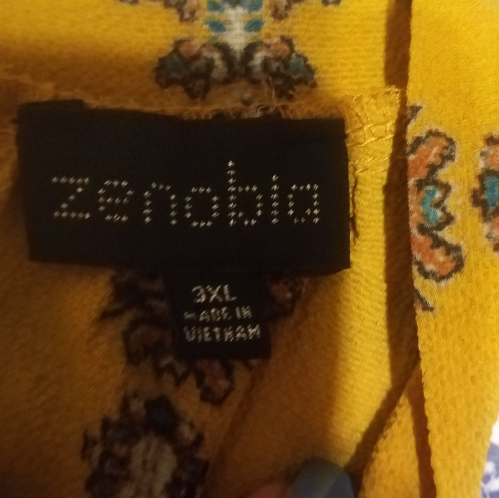 Zenobia Gold and Teal Tank - Picture 4 of 7